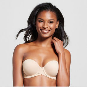 Maidenform stay put strapless bra